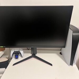 LG Black Gaming Monitor